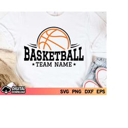 basketball team name svg, basketball player svg, basketball mom svg, basketball shirt svg, football clipart, basketball