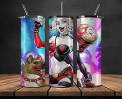 harley quinn tumbler wrap, harley quinn tumbler 20oz png,harley quinn tumbler 01