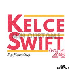 kelce swift 24 big reputations svg graphic design file