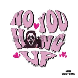 no you hang up ghost scream movie svg download file