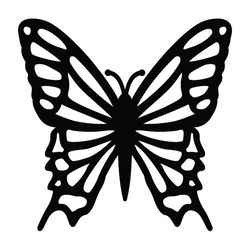 butterfly silhouette svg, png, jpg files. digital download