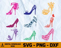 high heel svg, heel svg, heel shoes svg, fashion svg, woman shoes svg