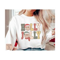 Holly Jolly Png, Holly Jolly, Holly Jolly Shirt, Smiley Face Png, Smiley Christmas Png, Merry Christmas, Christmas Png,