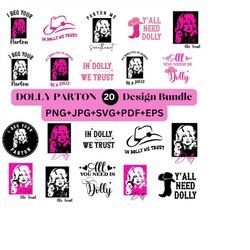 dolly parton svg bundle, in dolly we trust svg, dolly parton png, jolene svg, country svg, dolly svg, western svg, dolly