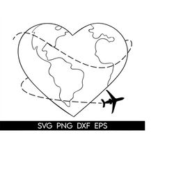 heart svg, earth svg, earth png, world map wall art, world map wall decal, world map metal wall art, earth planner stick