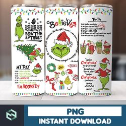 the grinch christmas tumbler wrap, grinch christmas designs, 20oz skinny tumbler wrap, png sublimation digital