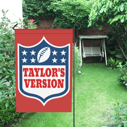 taylor's version garden flag football kelce taylor (two sides printing, without flagpole)