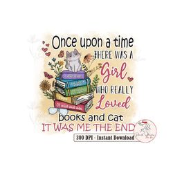cat and books png, floral books png, teacher png, mental health, floral png, sublimation png, mental health quotes