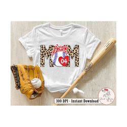 baseball mom png for mothers day gifts personalization baseball png messy bun png leopard baseball png baseball png for
