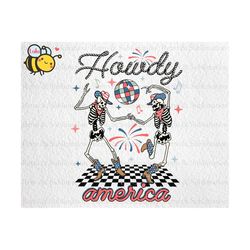howdy america funny dancing skeleton 4th of july png, american disco ball png, independence day png, american patriotic