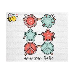 america babe png, 4th of july png, usa sunglass png, 4th of july hippie png, independence day png, america patriotic png