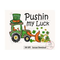 tractor st patricks day, st patricks day, pushin my luck, leopard png, four leaf clover png, saint patricks day, st patr