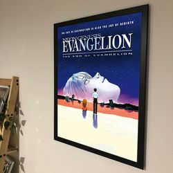 neon genesis evangelion ,the end of evangelion movie poster, noframed, gift.jpg