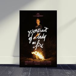 portrait of a lady on fire movie poster wall art, living room decor, home decor, art poster for gift, vintage movie post