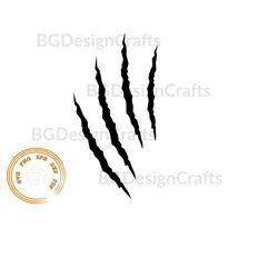 claw rip svg, claw scratches svg, paw scratches svg, claw rip clipart, png, cut file