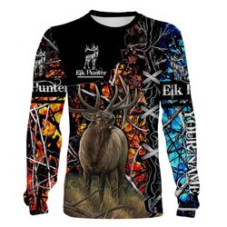 Elk hunting wildfire undertow camouflage custom Name 3D Full print shirt, Hoodie, Sweatshirt &8211 Personalized hunting