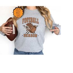 vintage football season sweatshirt, football season for women, football mom sweater, sports mom sweater, tailgate sweate