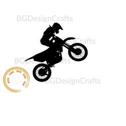 motorcycle racer svg, racer svg, cross motor svg, motorcycle svg, motor bike svg, motorcycle clipart, silhouette