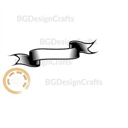 banner ribbon svg, banner svg, ribbon svg, black ribbon svc, png, clipart