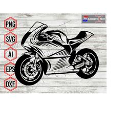 motorcycle svg, racing svg, motor racing svg - cricut, cnc, laser, vinyl cutter, decal sticker, t-shirt file.