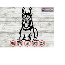 peeking belgian malinois silhouette 7, belgian malinois svg, belgian k9 svg, dog svg, cricut, vinyl cutter, decal sticke