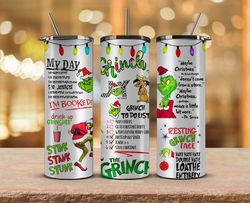 christmas tumbler design,grinch tumbler wrap, christmas tumbler png 14