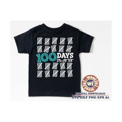 100 days smarter svg, 100 days of school svg, 100th day svg, hundred days svg, tally marks svg, svg dxf eps ai png silho