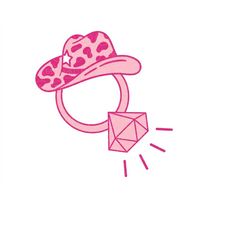 pink cowgirl hat svg, wedding ring svg, cow prints, nashville, nash bash, nashty country girl. vector cut file for cricu