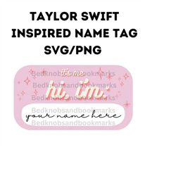 custom anti hero name tag, its me hi im the problem, taylor swift, png and svg