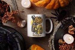 candy inspector halloween pumpkin mug, pumpkin halloween mug, ice cream mug, halloween mug