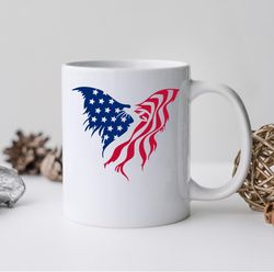 american eagle mug, american eagle coffee and tea gift mug, american eagle