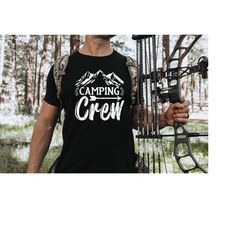 camping crew shirt, camp crew shirt, custom camp shirt, matching camping trip shirt, camping family shirt, camping shirt