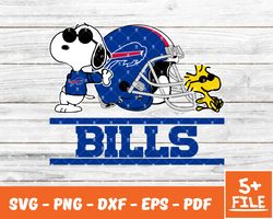 buffalo bills snoopy nfl svg , snoopy  nfl svg, team nfl svg 04