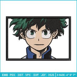 izuku frame embroidery design, mha embroidery, anime design, embroidery shirt, embroidery file, digital download