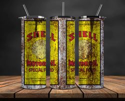 oil brands vintage tumbler wrap ,tumble png , oli car tumbler 15