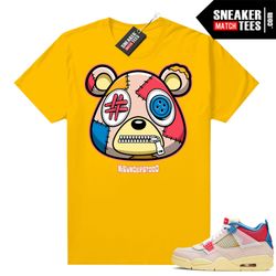 union guava ice 4s sneaker match tees gold misunderstood bear-1.jpg