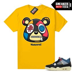 union off noir 4s sneaker match tees gold misunderstood bear-1.jpg