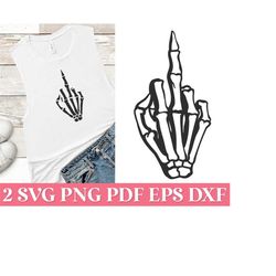 skeleton middle finger svg, skull middle finger svg, middle finger car decal svg, skeleton hands svg, skeleton decal svg