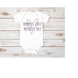 Mommy's First Mother's Day SVG, Mother's Day SVG PNG, Our First Mother's Day svg, Mother's Day Shirt, Mom Gift, Loved Ma