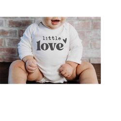 little love svg png pdf, baby valentine shirt, my first valentine svg, cute valentine svg, valentine kid svg, heart svg,