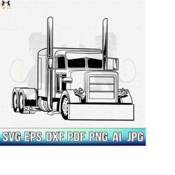 semi truck svg, semi truck clipart, semi truck cricut, semi truck cutfile, semi truck shirt, semi trailer svg, us trucke