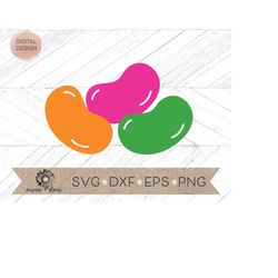 jelly beans svg  - jelly bean cluster svg -  jelly bean svg cricut cut file - jelly bean silhouette svg - candy clip art