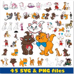 aristocats disney svg bundle, cats aristocats png, aristocats disney svg cricut, disney bundle png, vector cats svg png