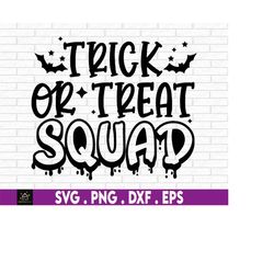 Trick Or Treat Squad Svg, Parent's Halloween Svg, Halloween SVG, Halloween png, Kids Halloween Svg, Trick Or Treating Sv