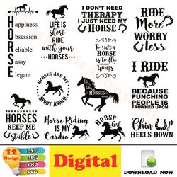 horse svg, horse loves svg, horse quote svg bundles