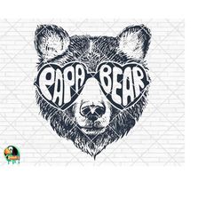 papa bear svg, papa bear with sunglasses, papa svg, father bear svg, papa bear cut file, papa bear, papa, dad bear, cric