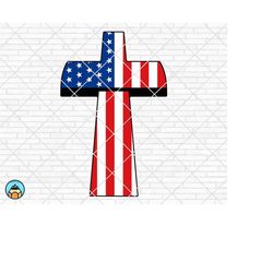 american flag cross svg | cross svg | cross clipart | cross silhouette | cross flag svg | cross for cricut | christian c