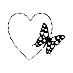 butterfly silhouette svg, png, jpg files. butterfly with path. digital download.