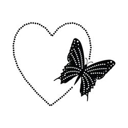 butterfly silhouette svg, png, jpg files. butterfly with path. digital download.