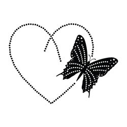 butterfly silhouette svg, png, jpg files. butterfly with path. digital download.